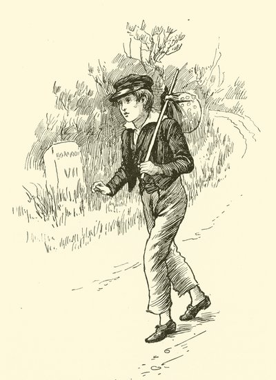 Oliver Twist, on His Way to London by Harold Copping